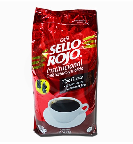 CAFE SELLO ROJO TIPO 3 (FUERTE) X2500 GRS( IVA 5  )